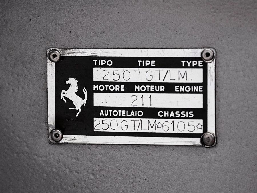  Ferrari 250 LM (6105) 1964 года  (фото 33 из 40)